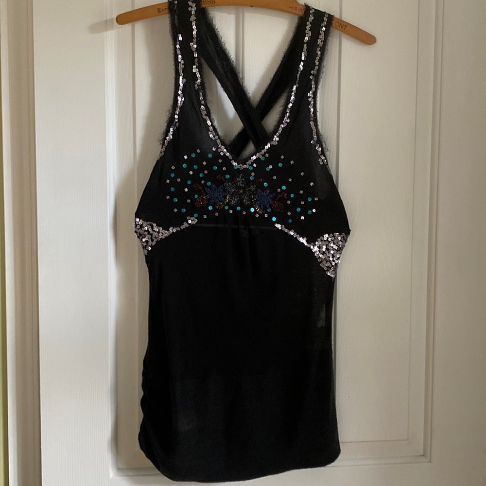 Silk Sequinned  Cami